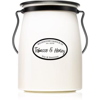 Milkhouse Candle Co. Creamery Tobacco & Honey lumânare parfumată Butter Jar 624 g