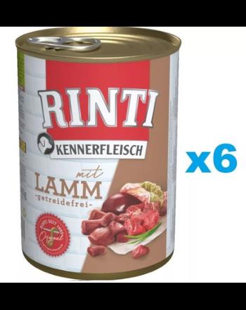 RINTI Kennerfleisch Lamb cu miel 6x800 g hrana caine