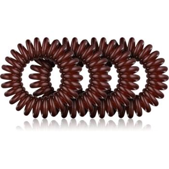 BrushArt Hair Rings Elastice pentru par Brown 4 buc