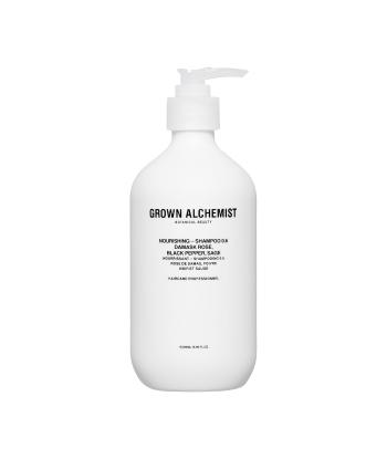 Grown Alchemist Șampon hrănitor Damask Rose, Black Pepper, Sage (Nourishing Shampoo) 500 ml