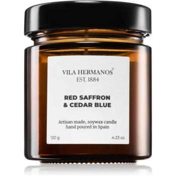 Vila Hermanos Apothecary Red Saffron & Cedar Blue lumânare parfumată 150 g