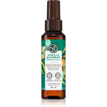 Yves Rocher Bain de Nature spray parfumat pentru corp și păr pentru femei Bourbon Vanilla 100 ml