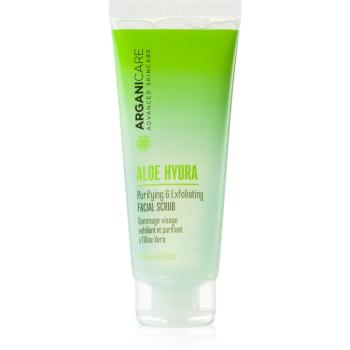 Arganicare Aloe Hydra Facial Scrub exfoliant hidratant faciale 100 ml