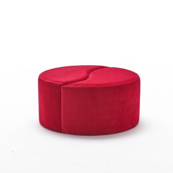 Taburet Alis Pouf Roșu, roșu