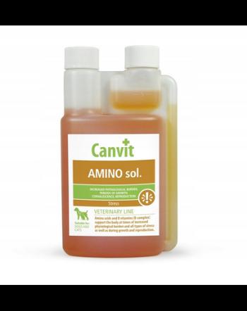 CANVIT Amino Sol. 250ml Supliment nutritiv cu aminoacizi pentru regenerare, pentru caini si pisici