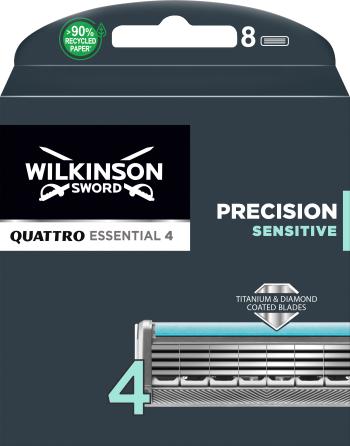 Wilkinson Sword Capete de rezervă Quattro Essential Precision Sensitive 8 buc