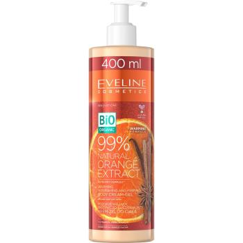 Eveline Cosmetics Bio Organic Natural Orange Extract Cremă corp nutritivă și pentru fermitate cu efect termogen 400 ml