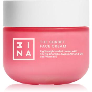 3INA The Sorbet Face Cream könnyű hidratáló krém az arcra 50 ml