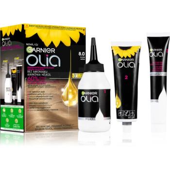 Garnier Olia Big Kit Culoare permanenta pentru par culoare 8.0 Blond