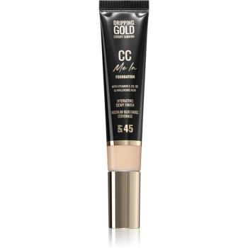 Dripping Gold CC Me In make-up cu textura usoara SPF 45 culoare 02 Fair 32 ml