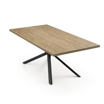 Blumfeldt Set de sufragerie Bearsdon, blat de masă și picioare de masă din metal, stil industrial, stabil, modern