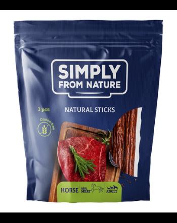 SIMPLY FROM NATURE Nature Sticks recompense pentru caini, carne de cal 3 buc.