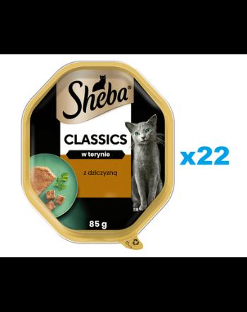 SHEBA Classics tavite 22x85 g hrana pentru pisica, cu vanat