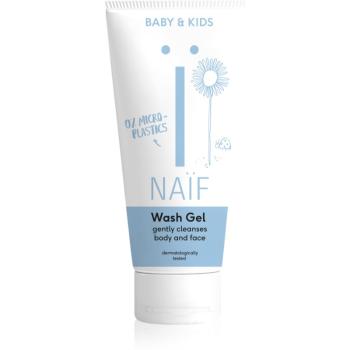 Naif Baby & Kids Wash Gel gel pentru spălarea și curățarea copiilor și a bebelușilor corp si fata 200 ml