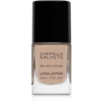 Gabriella Salvete Sunkissed lac de unghii cu rezistenta indelungata culoare 66 Hot Cocoa 11 ml