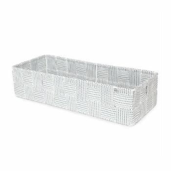 Coș de depozitare pentru sertare Compactor Toronto, 30 x 12 x 7 cm, gri