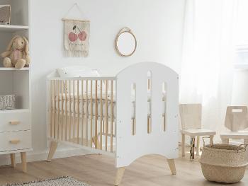 Pătuț pentru copii Baby Dream 120x60 cm - alb