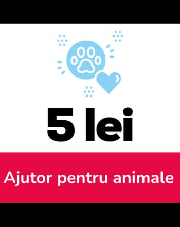 Ajutor pentru animale aflate in dificultate 5 lei