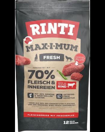 RINTI MAX-I-MUM Beef cu vita 12 kg + Chicken cu pui 12 kg pachet hrana pentru caini