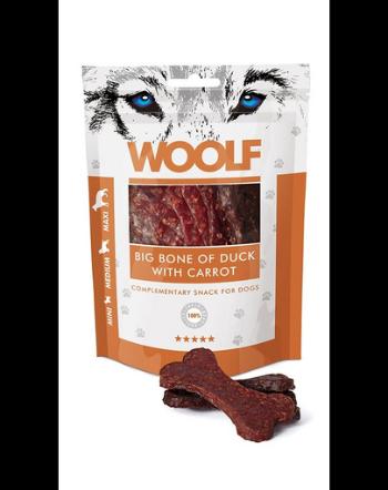 WOOLF Big Bone Of Duck With Carrot 100g baton rata si morcov, pentru caini