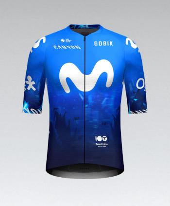 
                         Tricou de ciclism cu mânecă scurtă - ODYSSEY MOVISTAR TEAM 24 
                