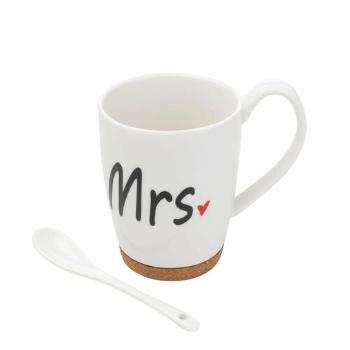 Florina Cană de porțelan Mrs., 320 ml