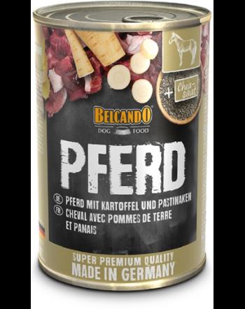 BELCANDO Super Premium Hrana umeda pentru caini adulti, cu carne de cal si cartofi 400 gr