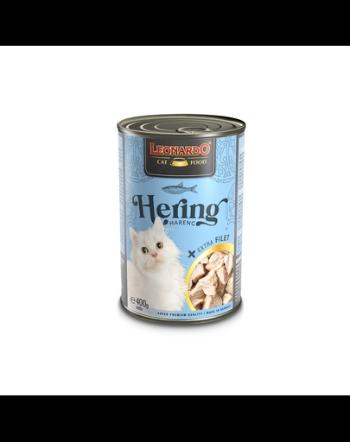 LEONARDO Hering cu file suplimentar 400 g