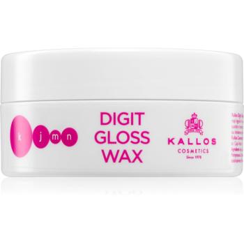 Kallos KJMN Professional Digit Gloss Wax ceara de texturare pentru un par stralucitor si catifelat 100 ml