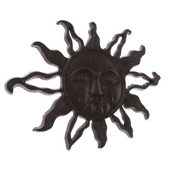 Decor de perete din fontă Orient Sun, 36 x 26,5 cm