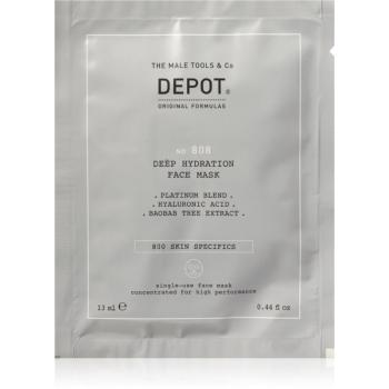 Depot No. 808 Deep Hydration Face Mask mască de hidratare profundă pentru barbati 12x13 ml