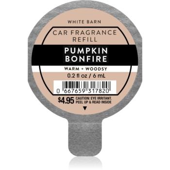 Bath & Body Works Pumpkin Bonfire parfum pentru masina rezervă 6 ml