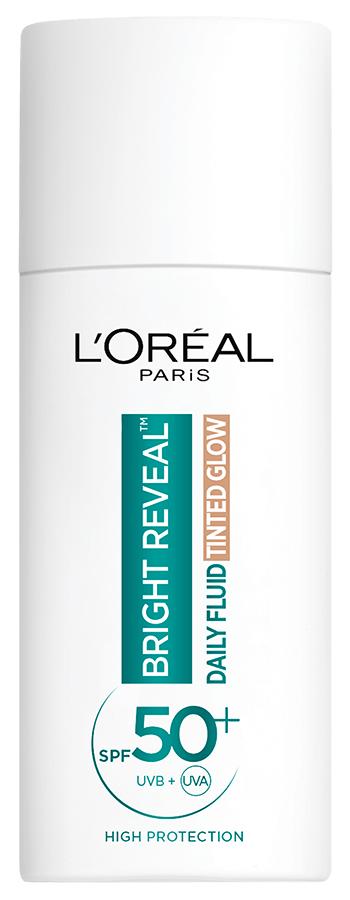L'Oréal Paris Fluid tonifiant de iluminare SPF 50+ Bright Reveal (Daily Fluid) 50 ml