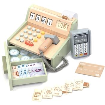 UMU Toys Wooden Cash Register jucărie cu activități din lemn 3y+ 1 buc