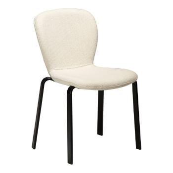 Krémszínű kárpitozott étkezőszék Heap – DAN-FORM Denmark