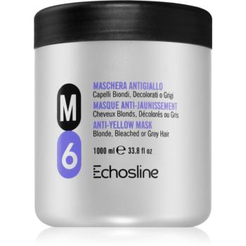 Echosline Anti-Yellow M6 Masca de par neutralizeaza tonurile de galben 1000 ml