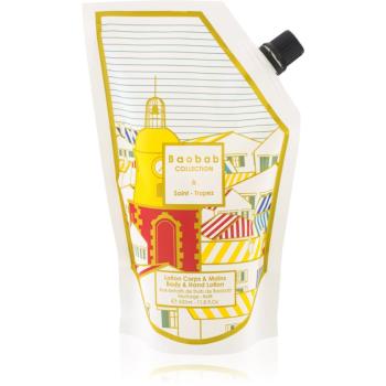 Baobab Collection Body Wellness À Saint-Tropez Lapte de mâini și de corp rezervă 350 ml