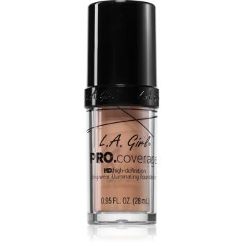 L.A. Girl Cosmetics PRO. Coverage fond de ten lichid iluminator culoare Fair 28 ml
