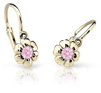 Cutie Jewellery Cercei pentru copii din aur galben C2151-10-X-1 roz