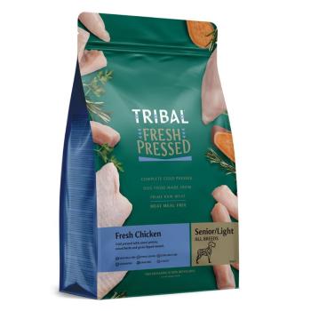 TRIBAL Fresh Pressed Chicken Senior/Light granule pre psích seniorov 1 ks, Hmotnosť balenia (g): 12 kg