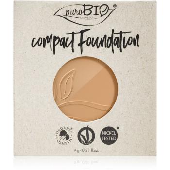 puroBIO Cosmetics Compact Foundation pudra compactra - refill SPF 10 culoare 03 9 g