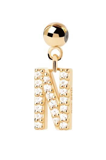 PDPAOLA Pandantiv placat cu aur ”N” Charms CH01-063-U