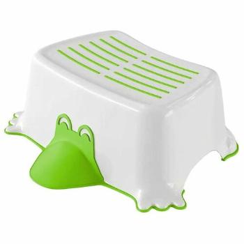 Treaptă de baie antiderapantă AQUALINE 366411 pentru copii Duck, verde, verde