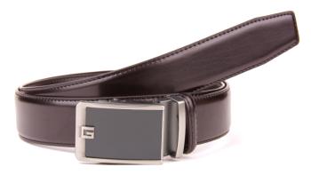 Hnedý oblekový opasok - automat