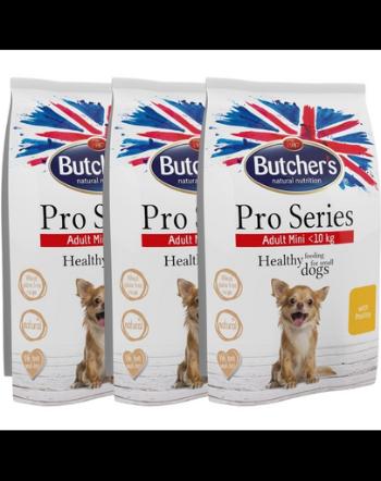 BUTCHER'S ProSeries Dog Dry hrana cu pui pentru caini talie mica 3x800 g
