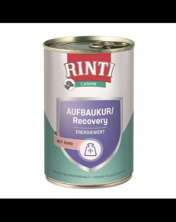 RINTI Canine Recovery beef 400 g hrana umeda caini, cu vita