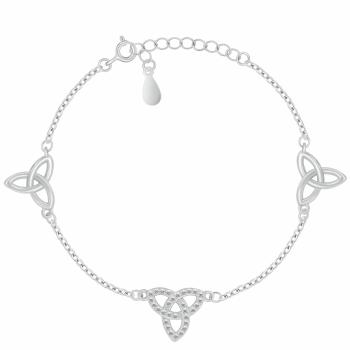 Brilio Silver Brățară de argint pentru femei Triquetra BRC214W