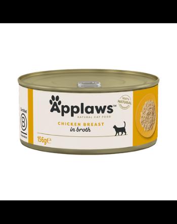 APPLAWS Mancare umeda pentru pisica, cu piept de pui 156 g