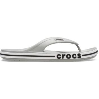 Crocs BAYABAND FLIP Uniszex flip-flop papucs, szürke, méret 41/42