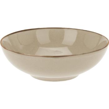 Farfurie de gresie ceramică Glaze, diametrul 24,5 cm, bej